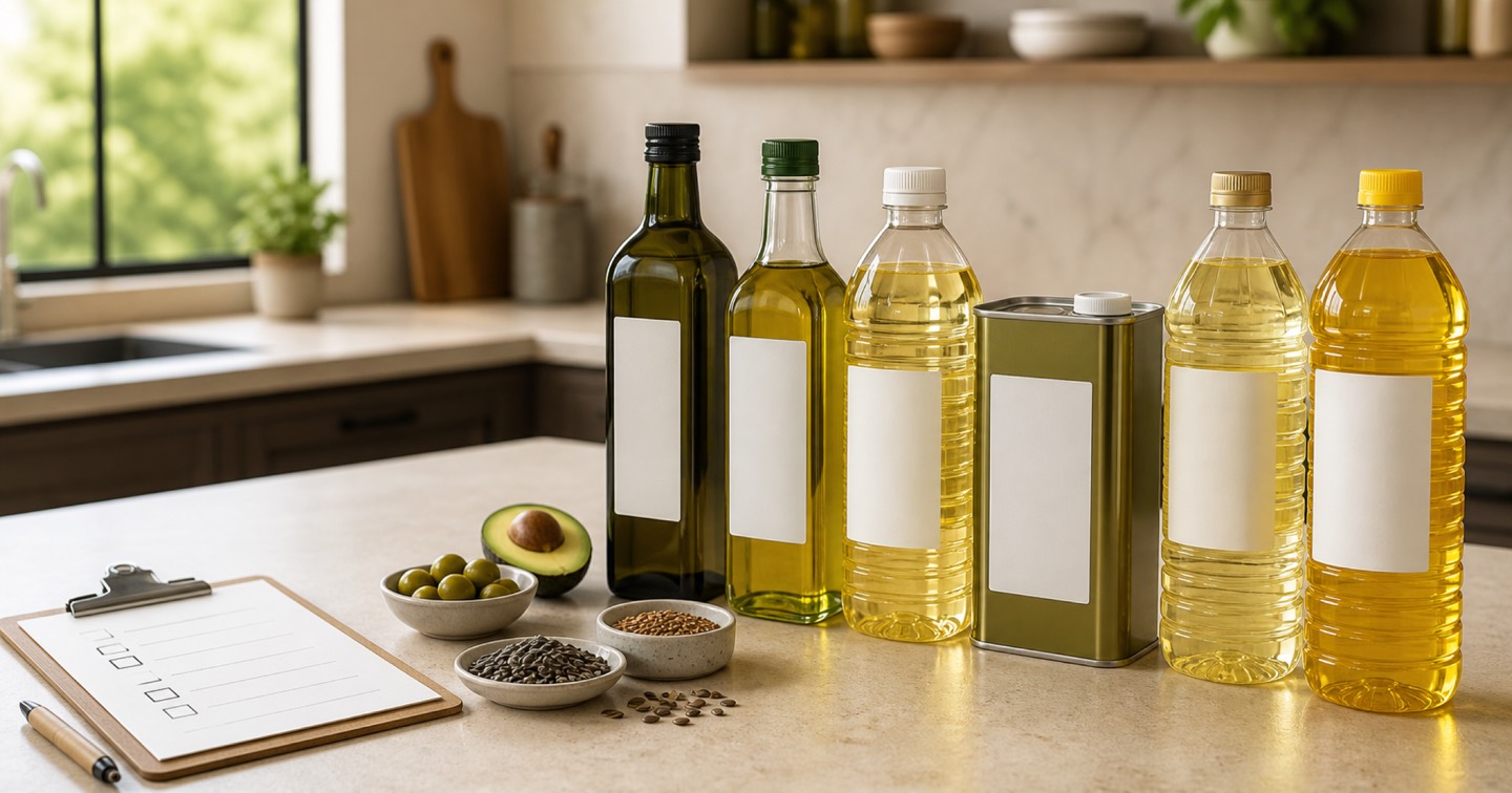 Store-brand cooking oil quality: seven exact products compared editorial image