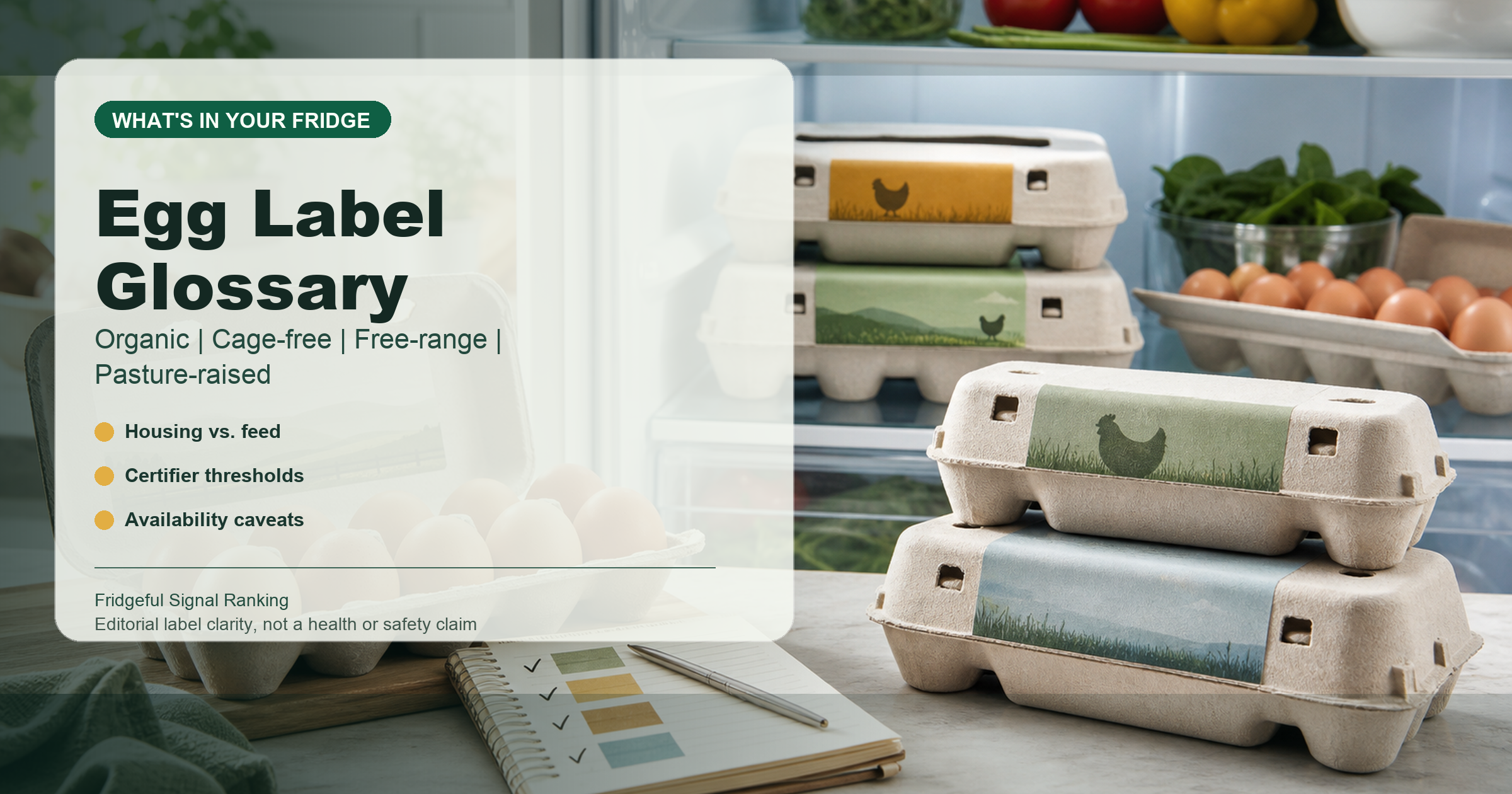 Egg Label Glossary: Organic, Cage-Free, Free-Range, Pasture-Raised editorial image